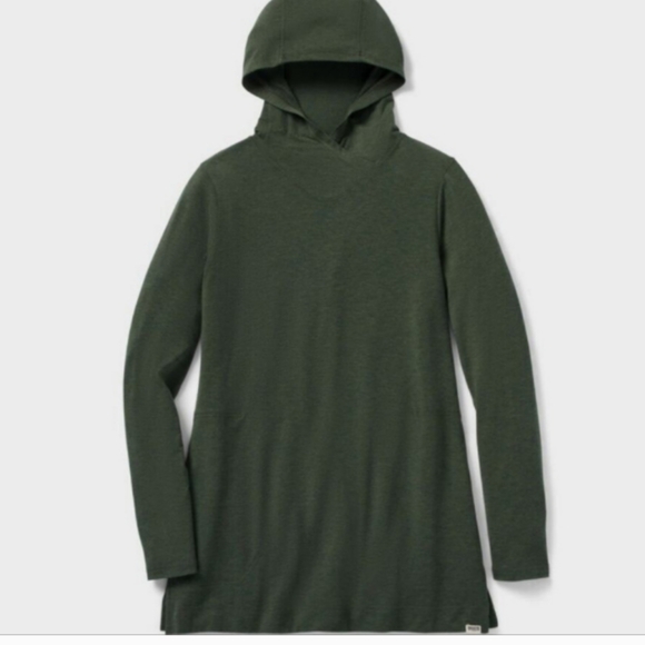 Duluth Trading Co Tops - Duluth Green Hooded Long Sleeve Top